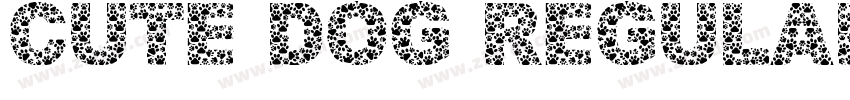 Cute Dog Regular字体转换